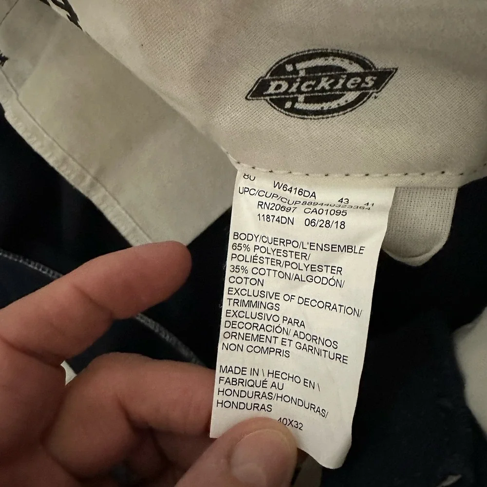 Dickies 874 Original Fit Workpants 40x32 Navy Blue‎